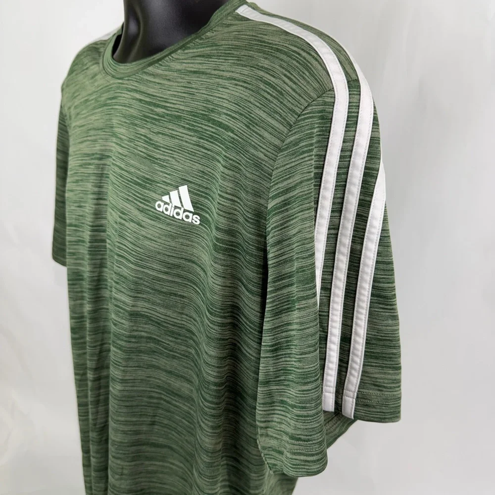 Adidas Prime Green Men's‎ Green Heathered Tee